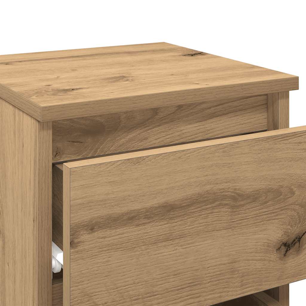 Bedside Cabinets 2 pcs Aritisan Oak 30x30x40 cm Engineered Wood