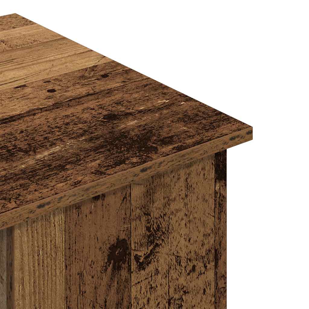 Desk Old Wood 100x55x75 cm Engineered Wood