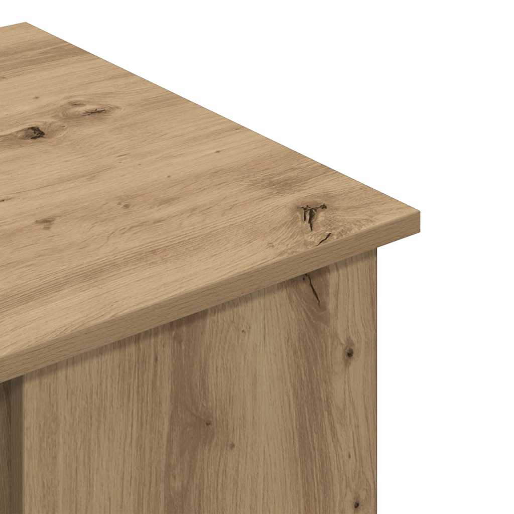 Desk Artisan Oak 100x55x75 cm Engineered Wood