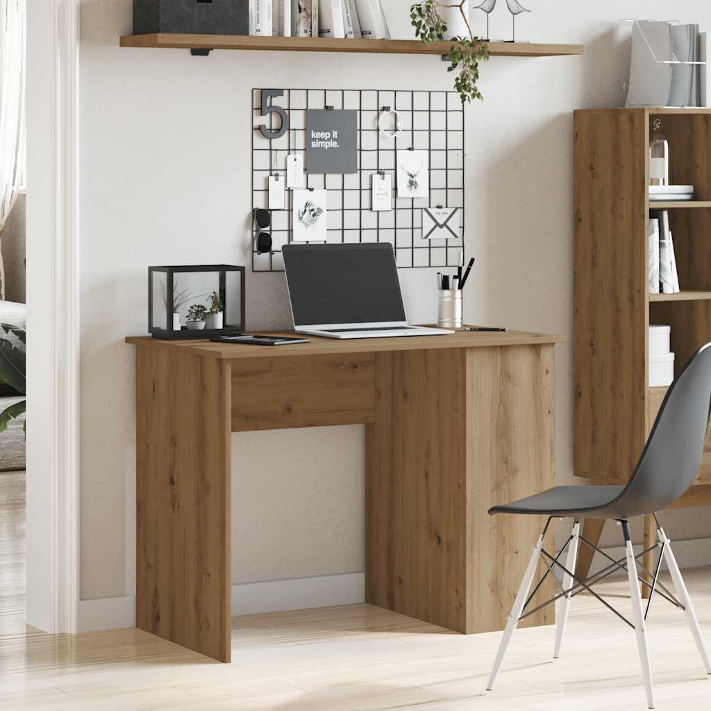 Desk Artisan Oak 100x55x75 cm Engineered Wood