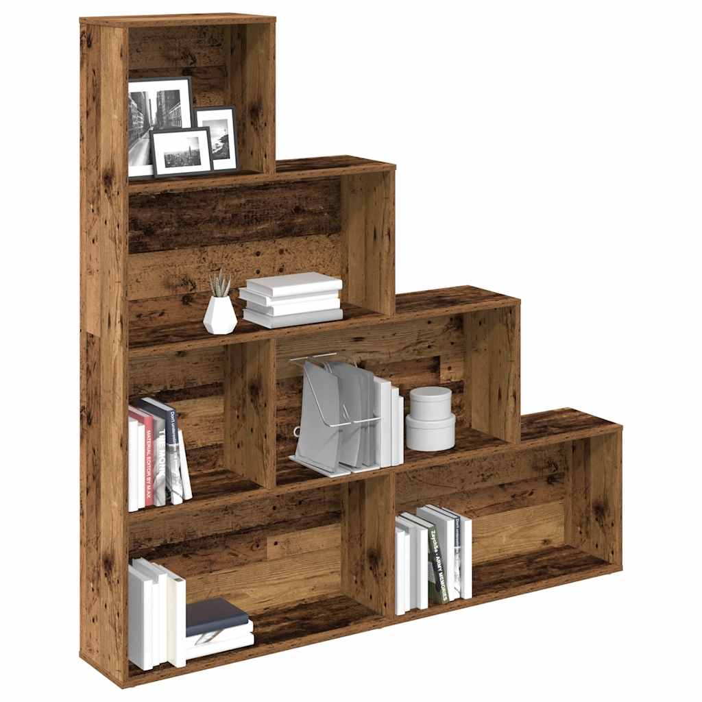 Book Cabinet Old Wood 157x24x160 cm Engineered Wood