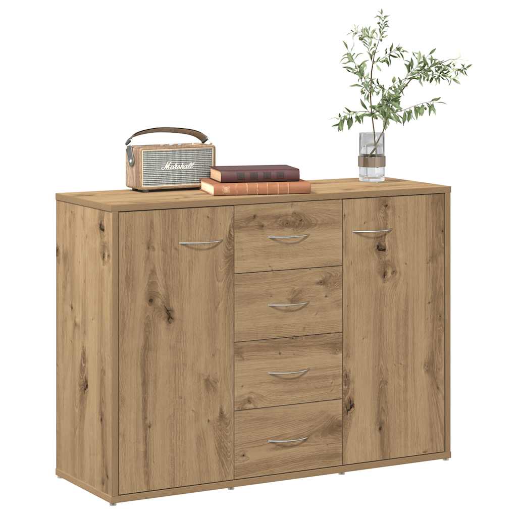 Sideboard Artisan Oak 88x30x64 cm Engineered Wood