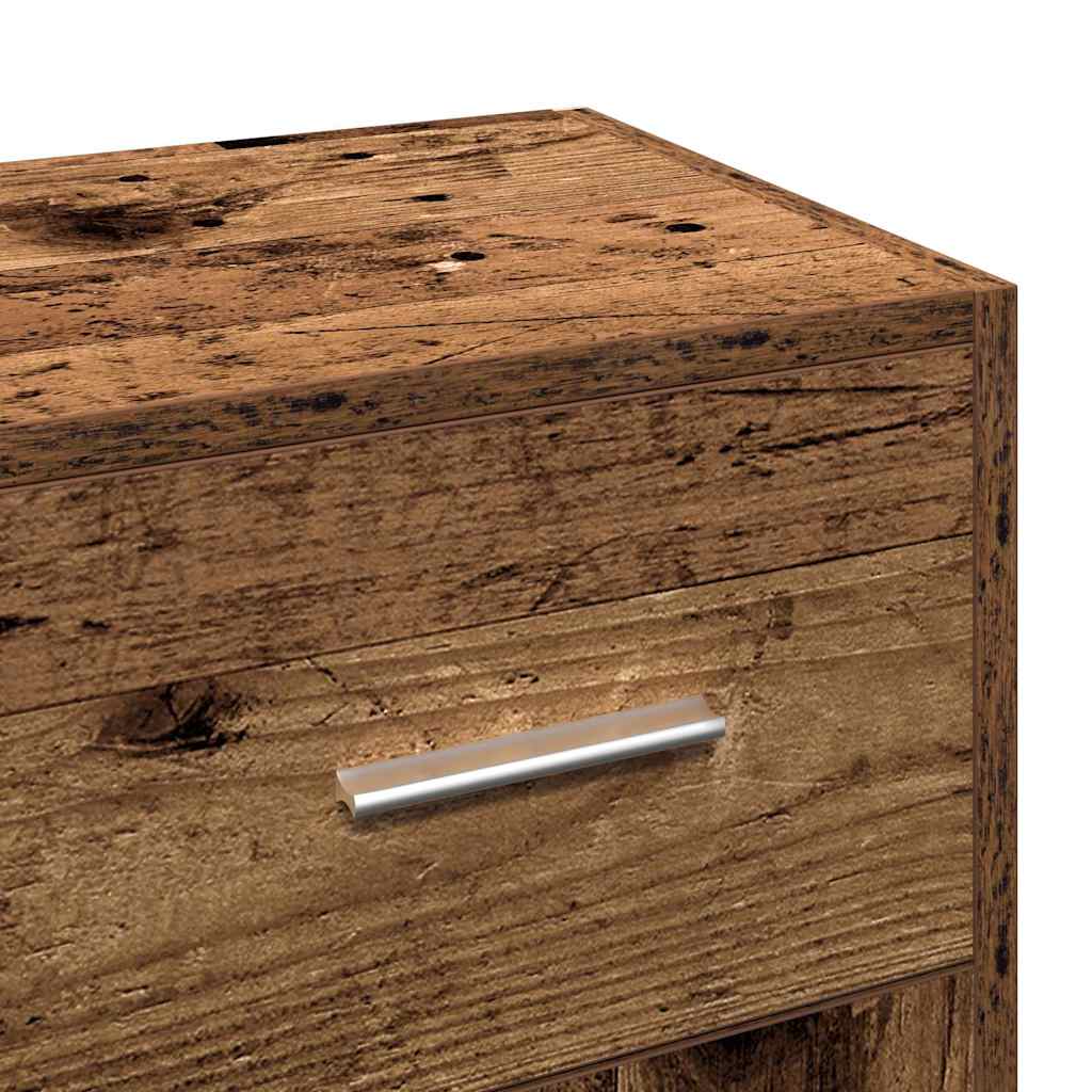 Sideboard Old Wood 91x28x75 cm Engineered Wood