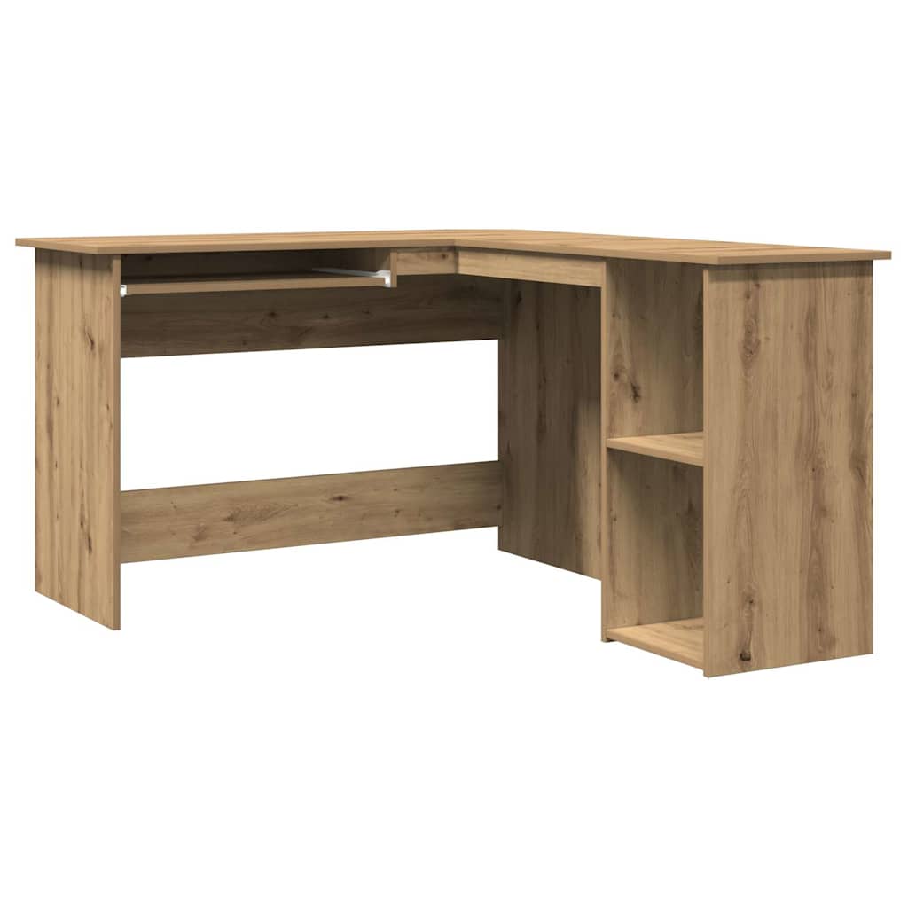Corner Desk Artisan Oak 120x140x75 cm Engineered Wood