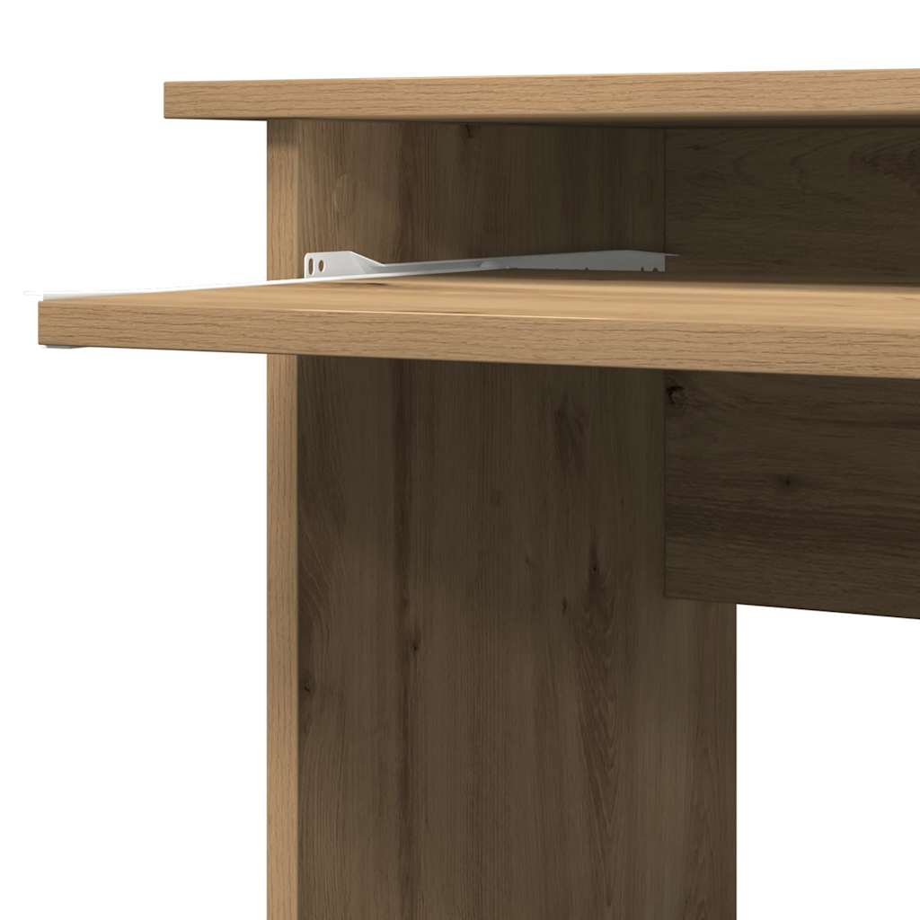 Corner Desk Artisan Oak 120x140x75 cm Engineered Wood