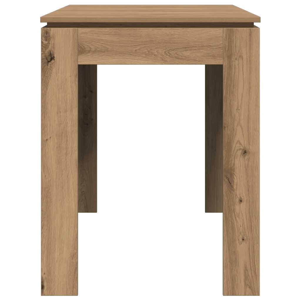 Dining Table Artisan Oak 120x60x76 cm Engineered Wood