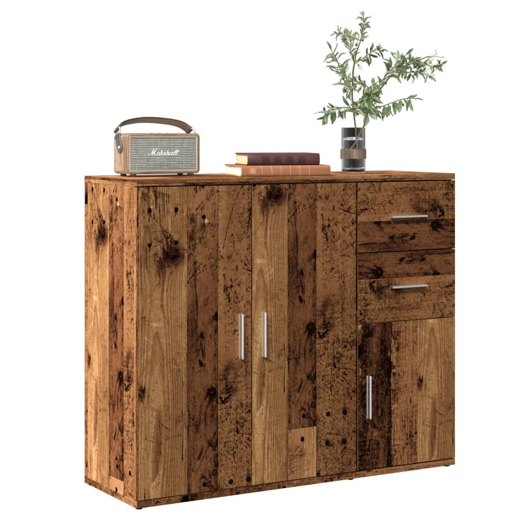 Sideboard Old Wood 91x29.5x75 cm Engineered Wood