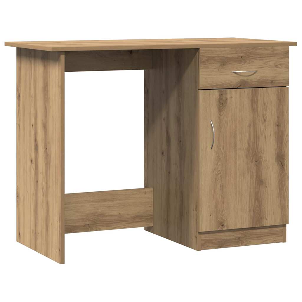 Desk Artisan Oak 100x50x76 cm Engineered Wood
