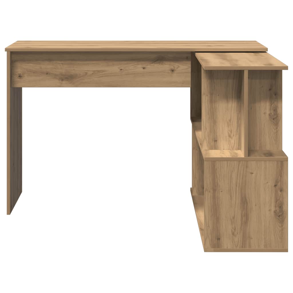 Corner Desk Artisan Oak 200.5x50x76 cm Engineered Wood