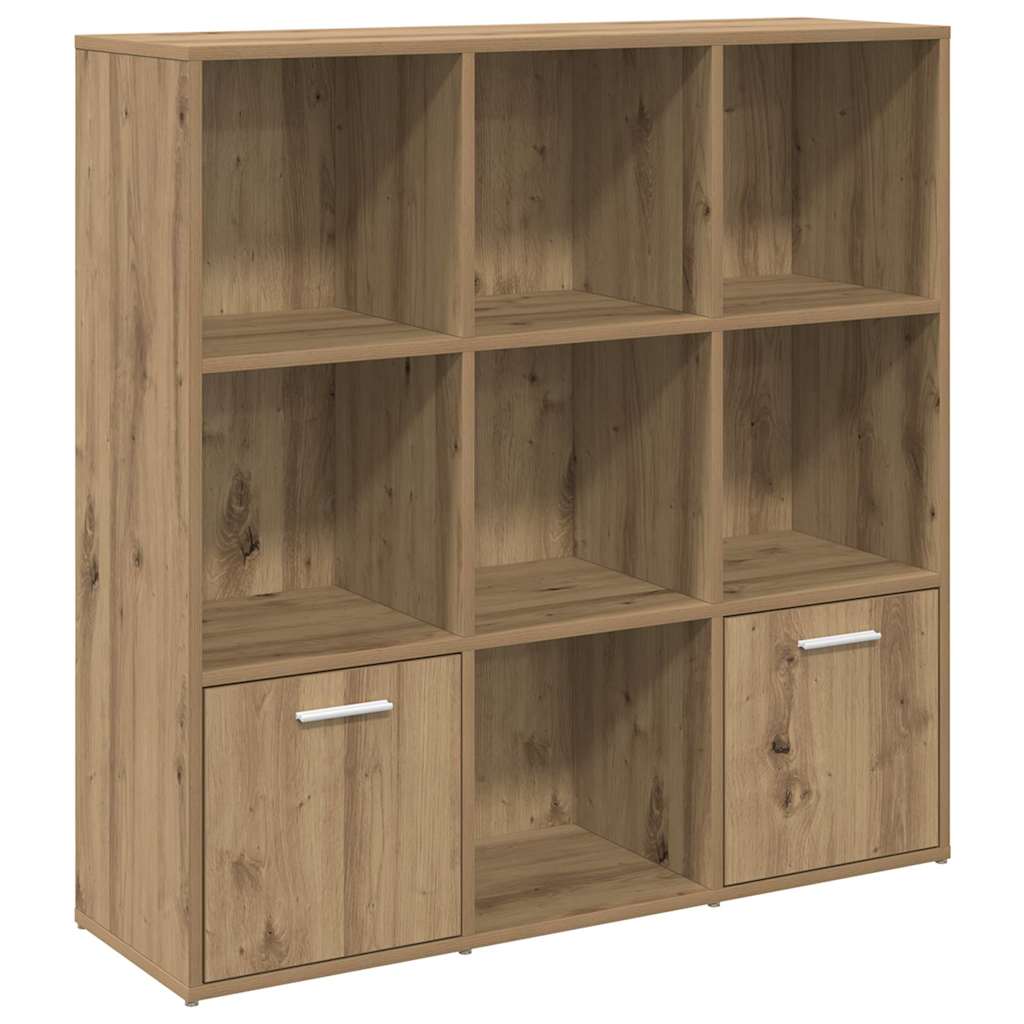 Book Cabinet Artisan Oak 98x29x97.5 cm Engineered Wood