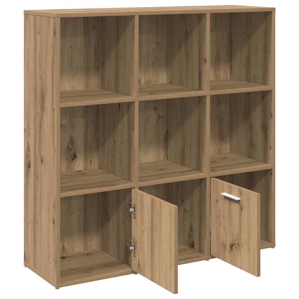 Book Cabinet Artisan Oak 98x29x97.5 cm Engineered Wood