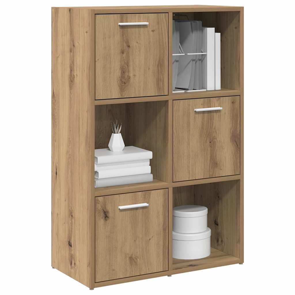 Bookshelf Artisan Oak 60.5x30x90 cm Engineered Wood