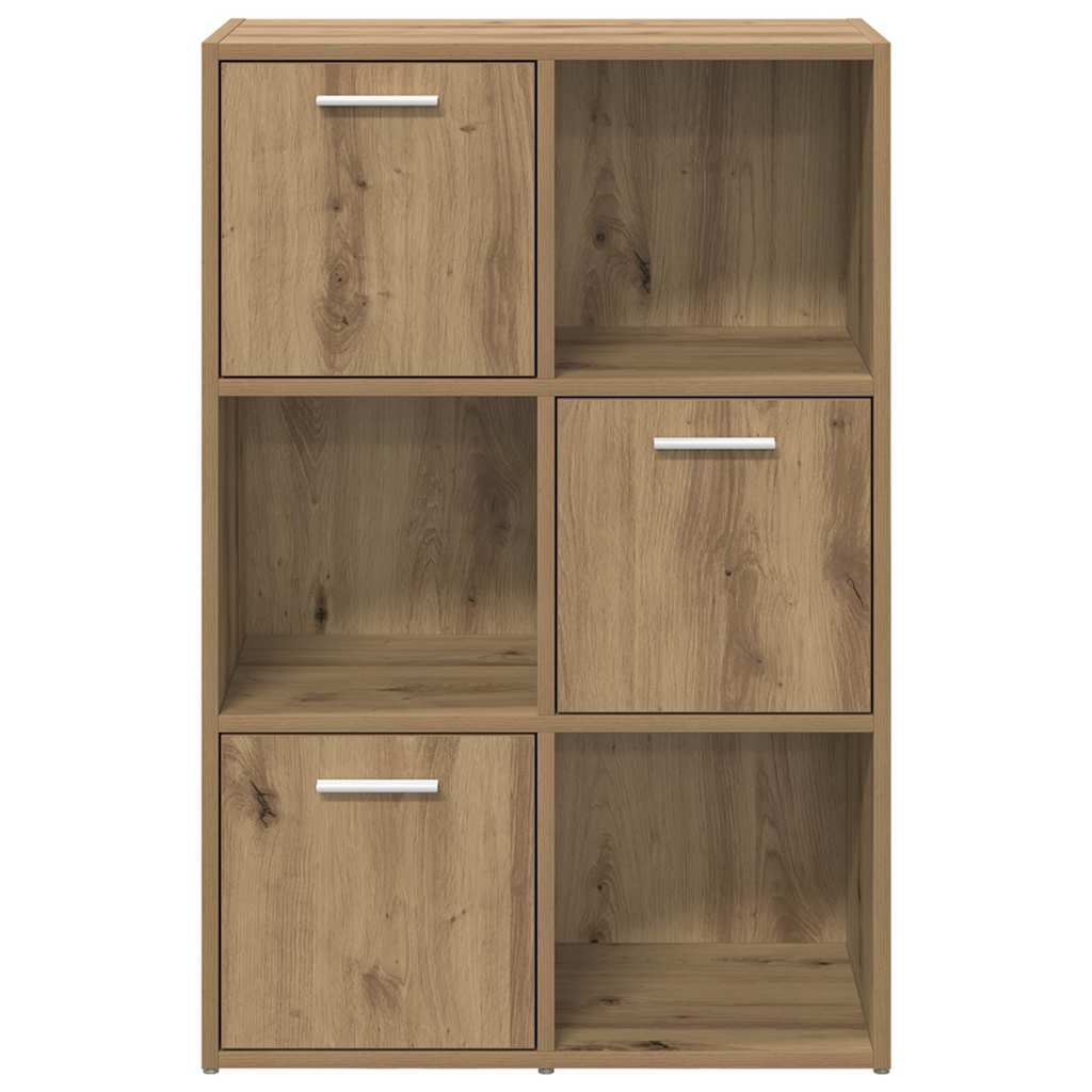 Bookshelf Artisan Oak 60.5x30x90 cm Engineered Wood
