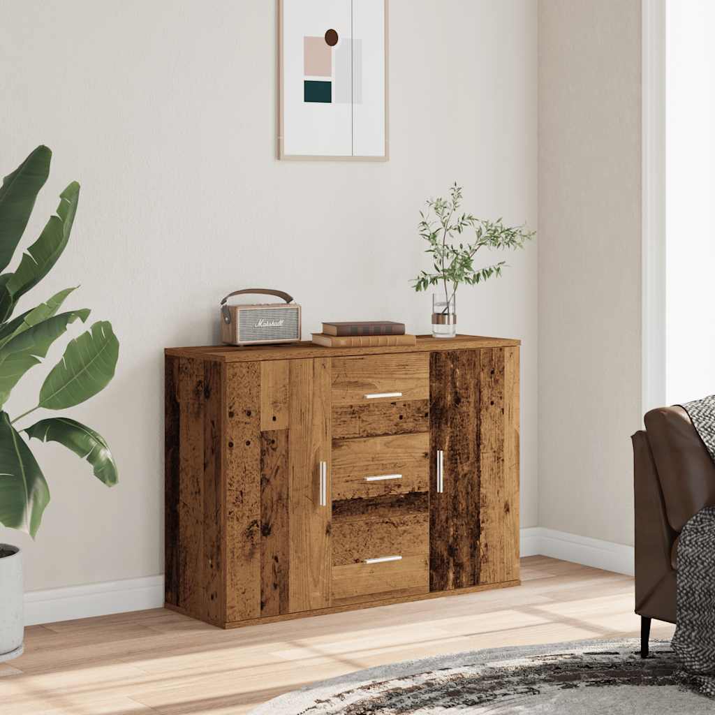 Sideboard Old Wood 90x29.5x65 cm Engineered Wood