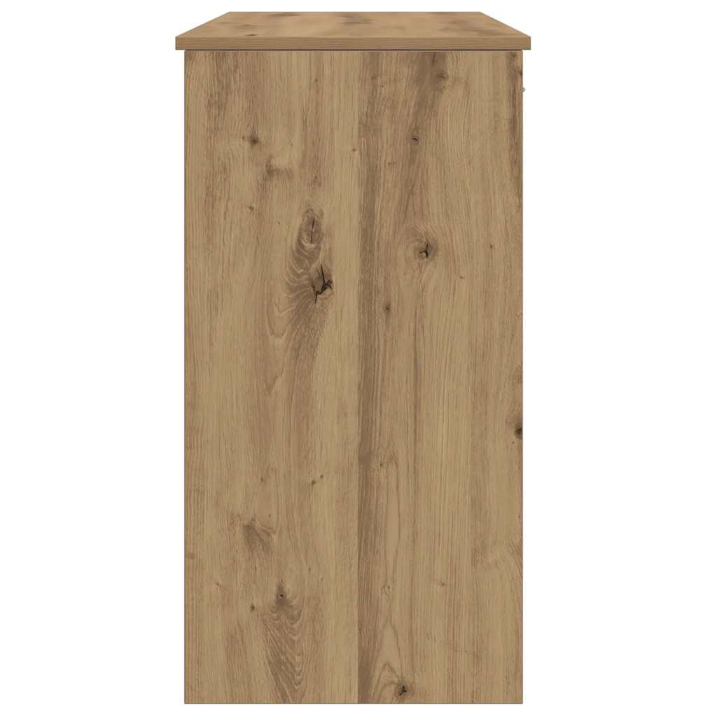 Desk Artisian Oak 80x40x75 cm Engineered Wood