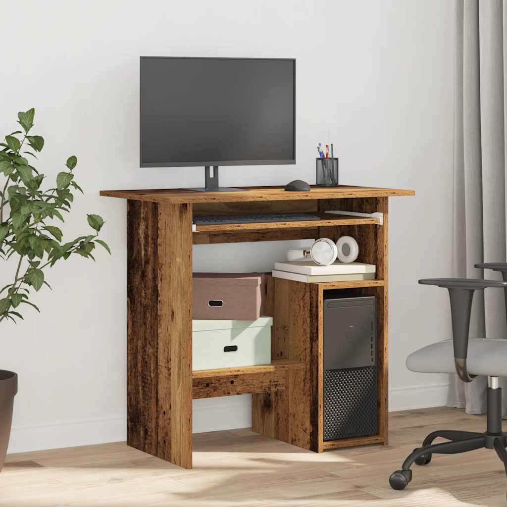 Desk Old Wood 80x45x74 cm Engineered Wood