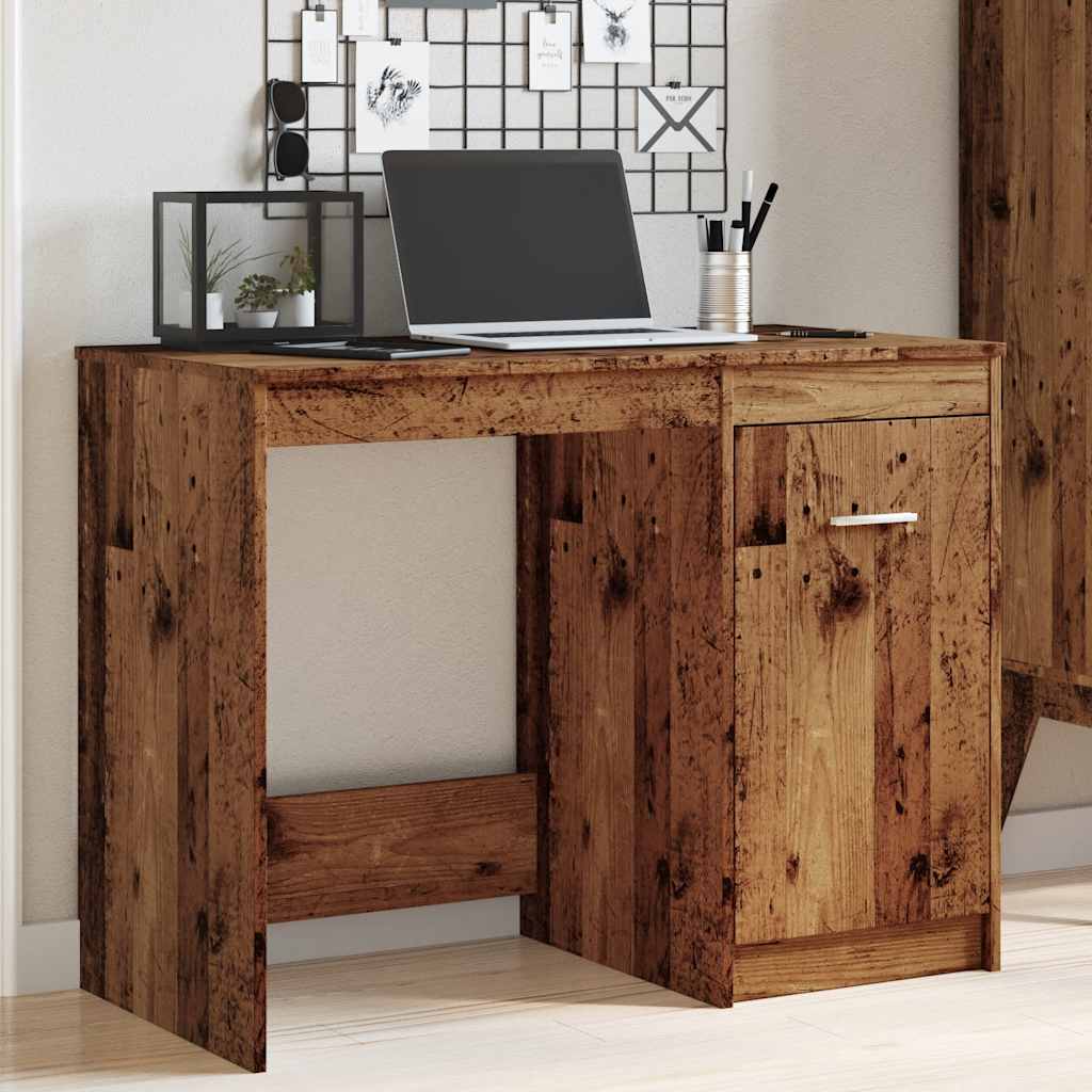 Desk Old Wood 100x50x76 cm Engineered Wood