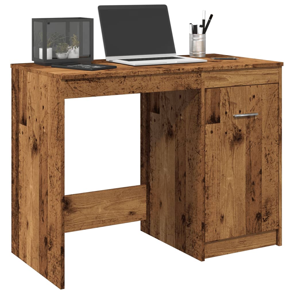 Desk Old Wood 100x50x76 cm Engineered Wood