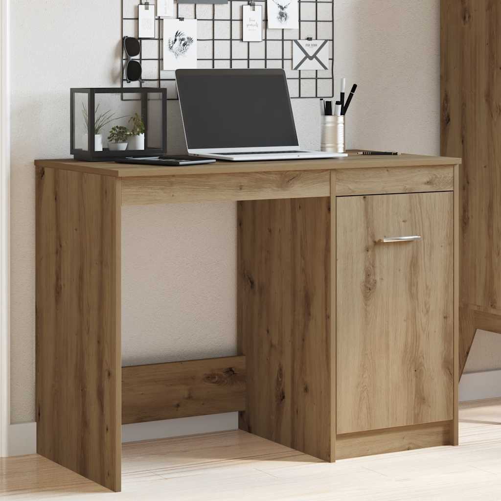 Desk Artisan Oak 100x50x76 cm Engineered Wood