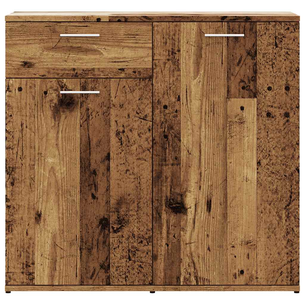 Sideboard Old Wood 80x36x75 cm Engineered Wood
