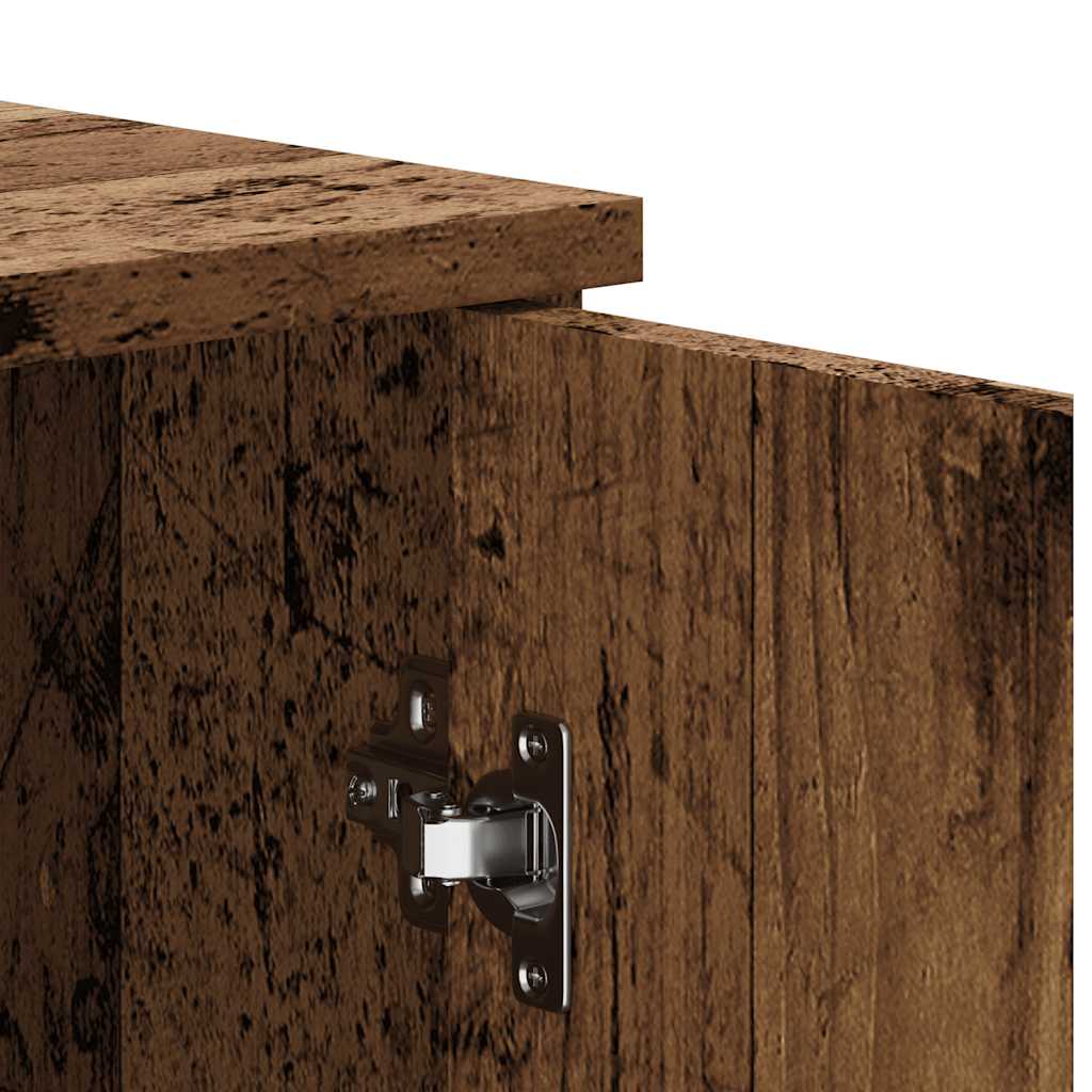 Sideboard Old Wood 80x36x75 cm Engineered Wood