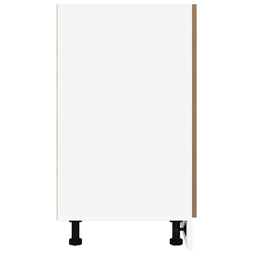 Bottom Cabinet Lyon Artisan Oak 60x46x81.5 cm Engineered Wood