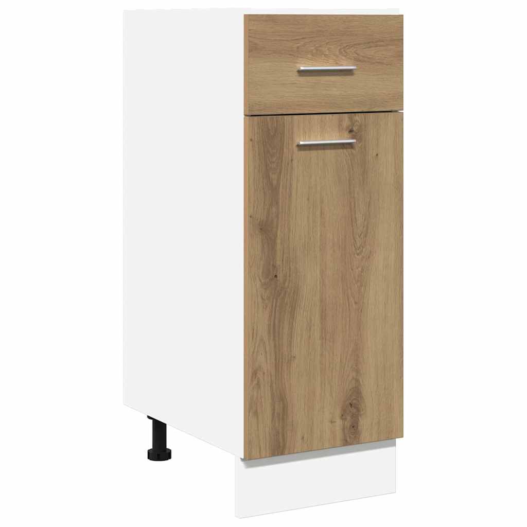 Drawer Bottom Cabinet Lyon Artisan Oak 30x46x81.5 cm Engineered Wood