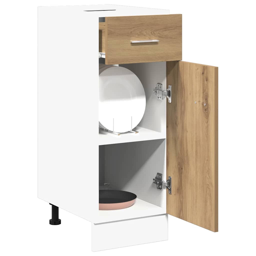 Drawer Bottom Cabinet Lyon Artisan Oak 30x46x81.5 cm Engineered Wood