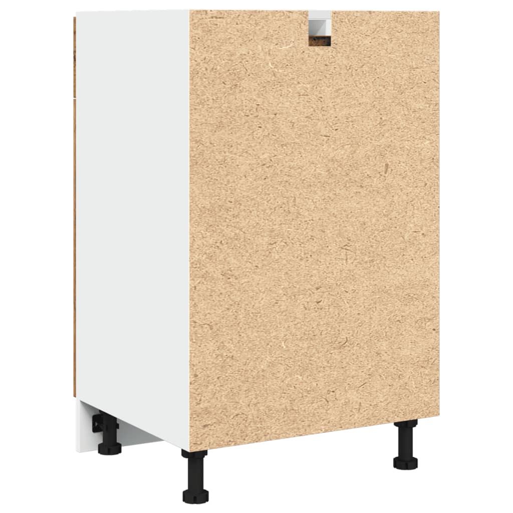 Drawer Bottom Cabinet Lyon Old Wood 50x46x81.5 cm Engineered Wood