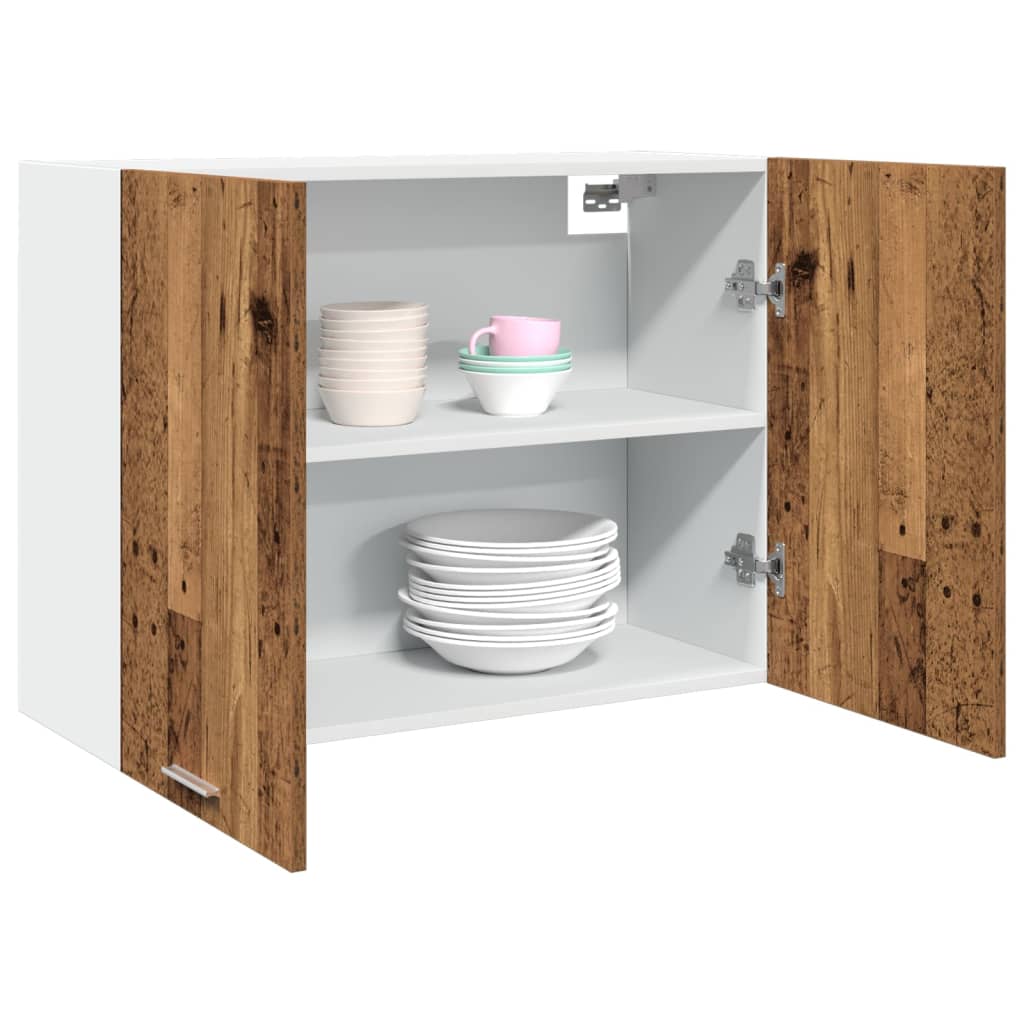 Hanging Cabinet Lyon Old Wood 80x31x60 cm Engineered Wood
