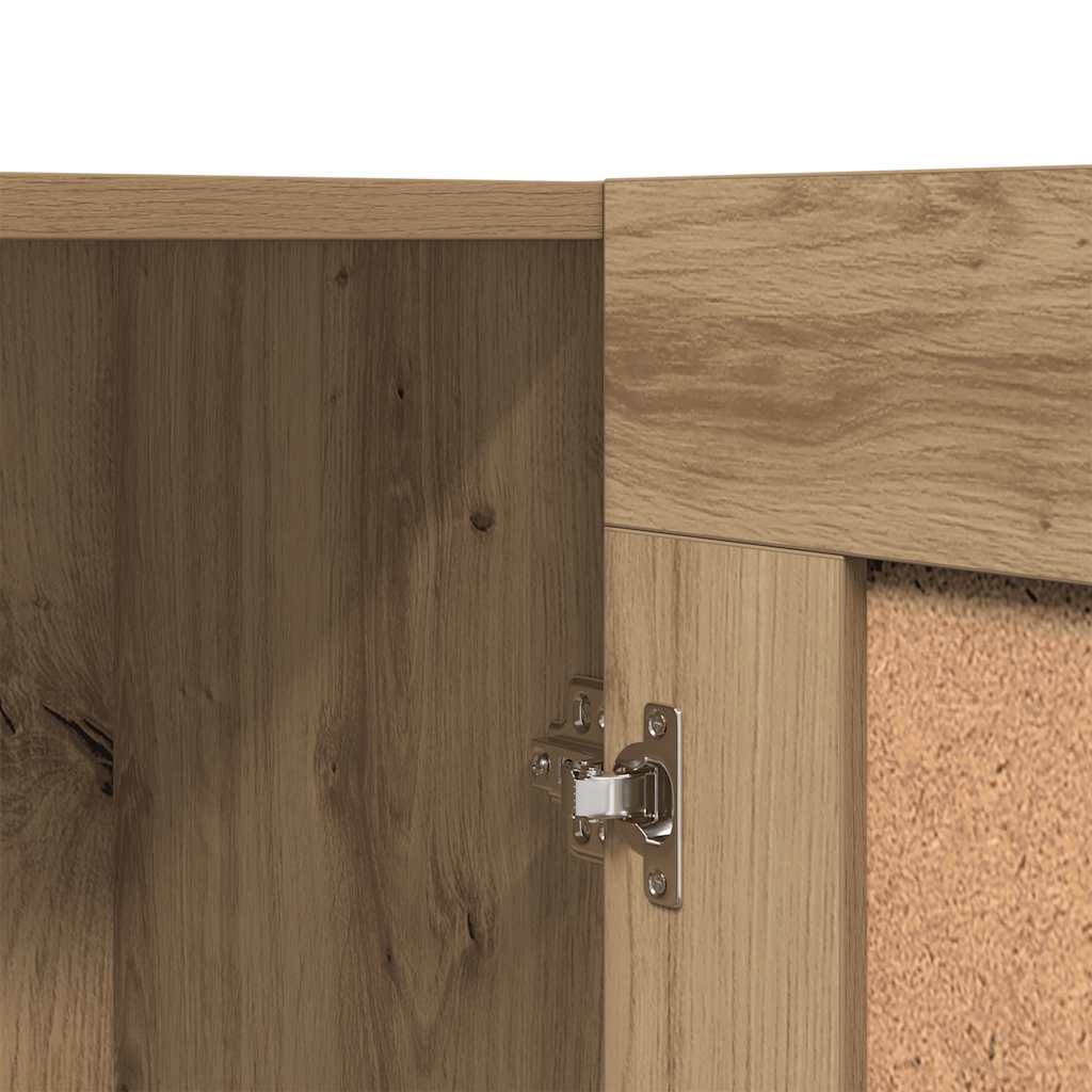 Book Cabinet Artisan Oak 82.5x30.5x80 cm Engineered Wood