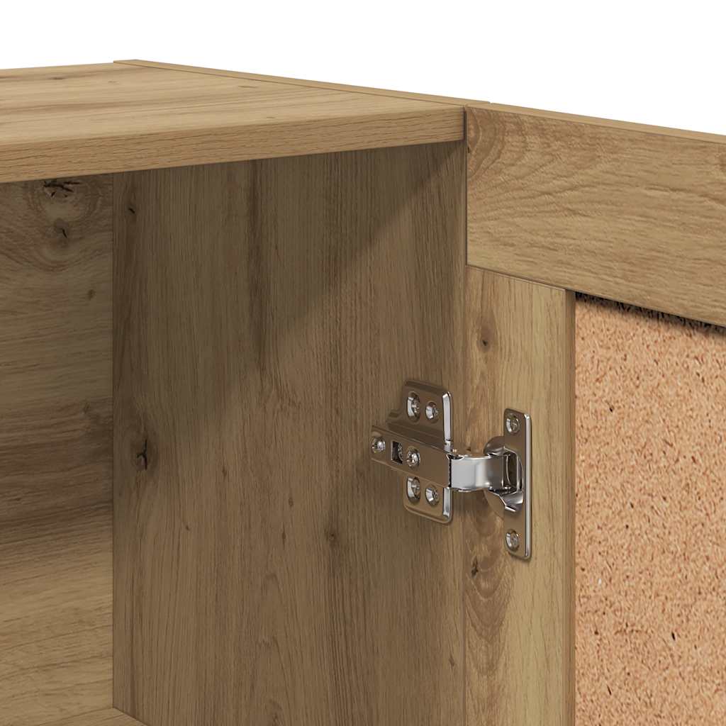 Book Cabinet Artisan Oak 82.5x30.5x115 cm Engineered Wood