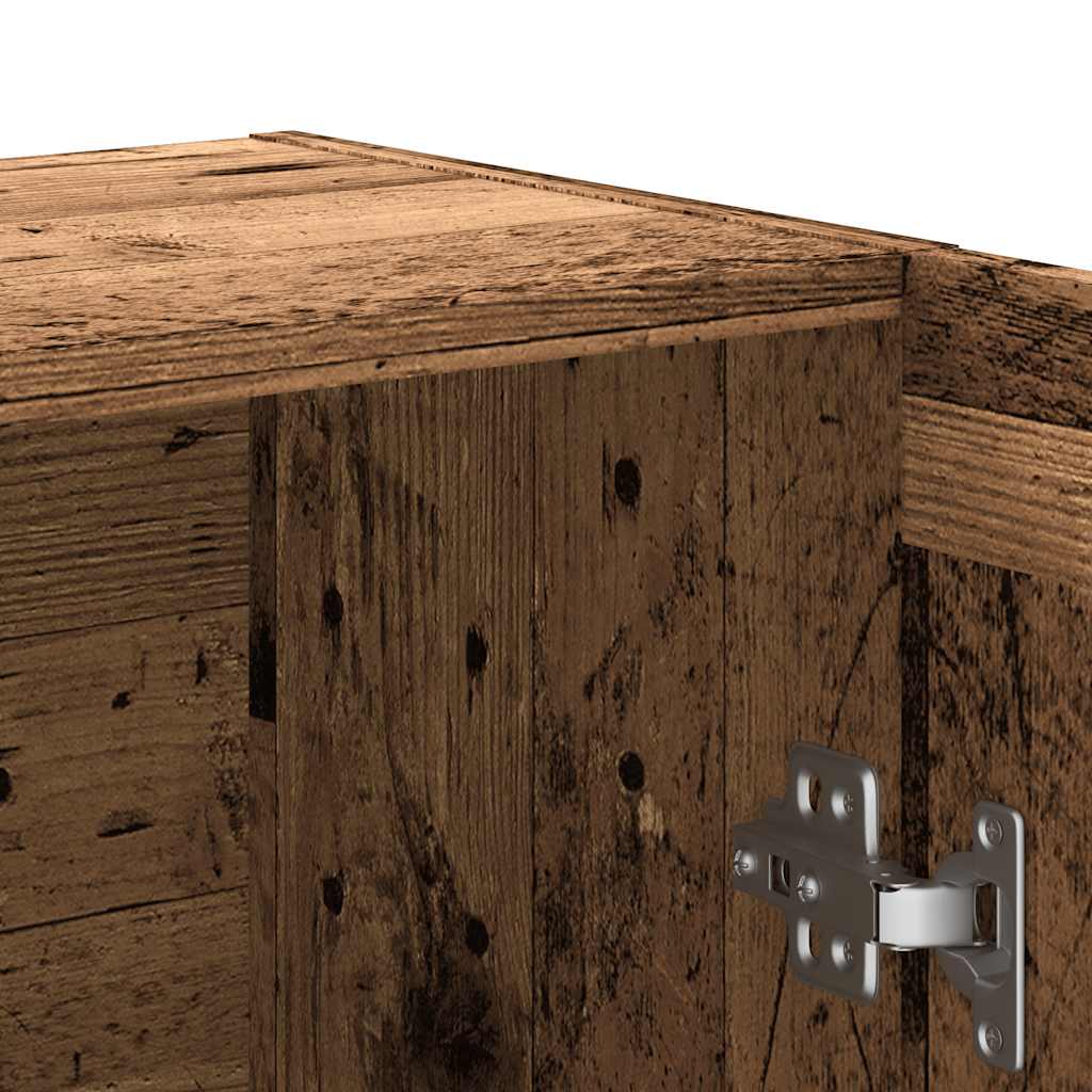 Book Cabinet Old Wood 82.5x30.5x115 cm Engineered Wood