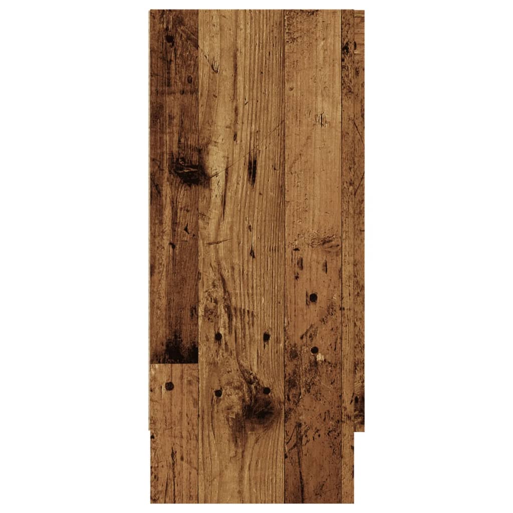 Sideboard Old Wood 120x30.5x70 cm Engineered Wood