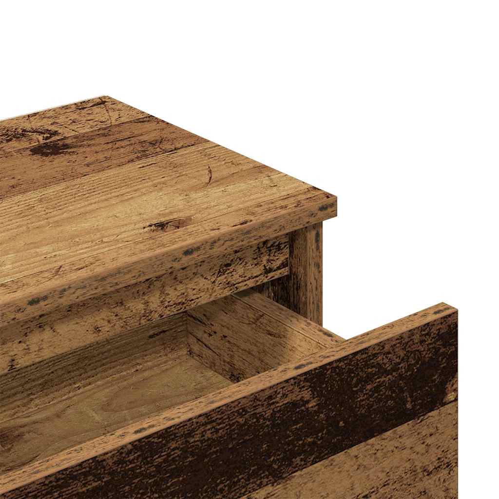 Bedside Cabinet Old Wood 40x30x39 cm Engineered Wood