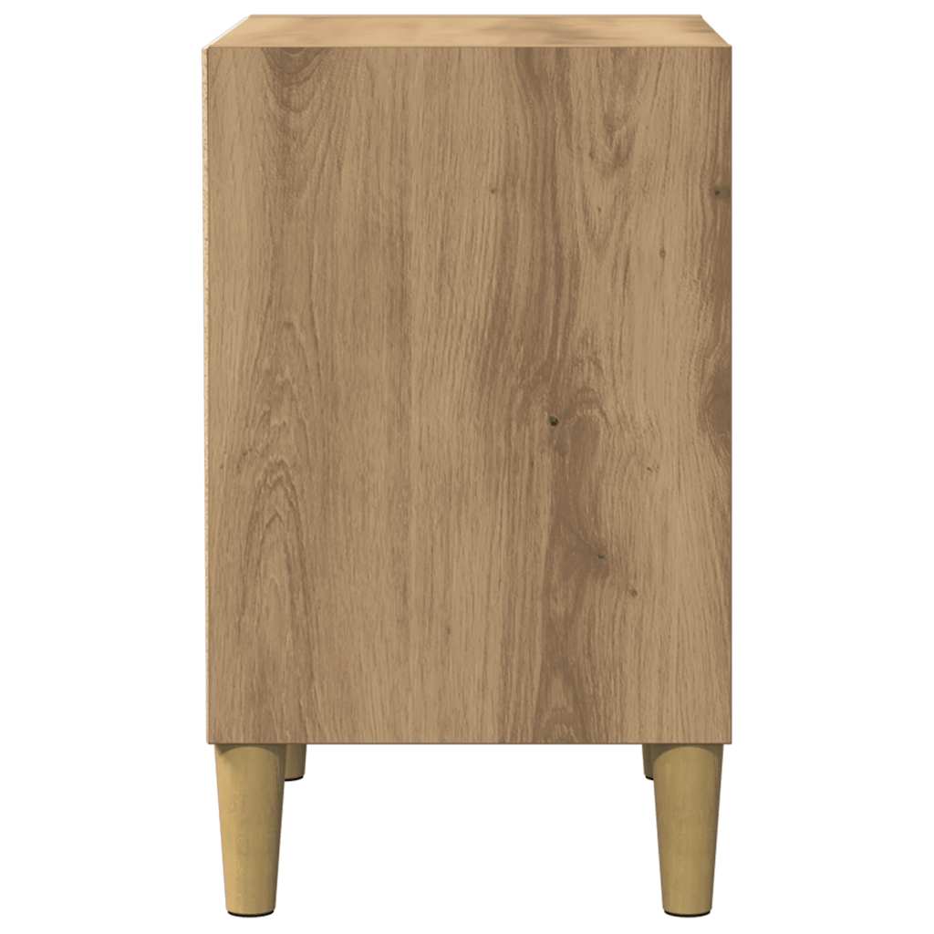 Bedside Cabinets 2 pcs Artisan Oak 40x30x50 cm Engineered Wood