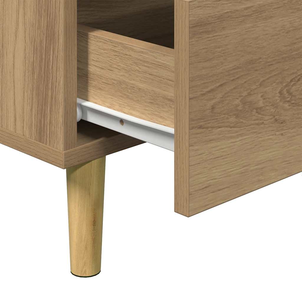 Bedside Cabinet Artisan Oak 40x35x69 cm Engineered Wood