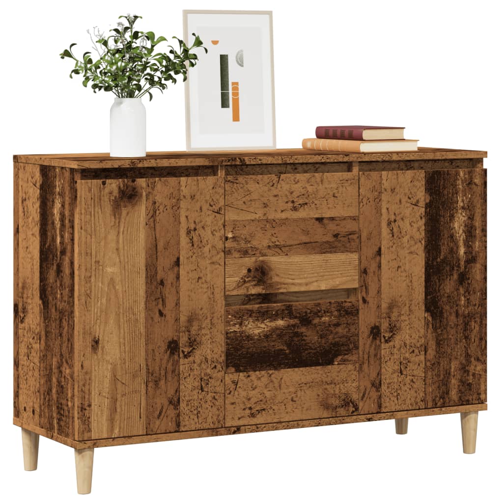Sideboard Old Wood 102x35x70 cm Engineered Wood