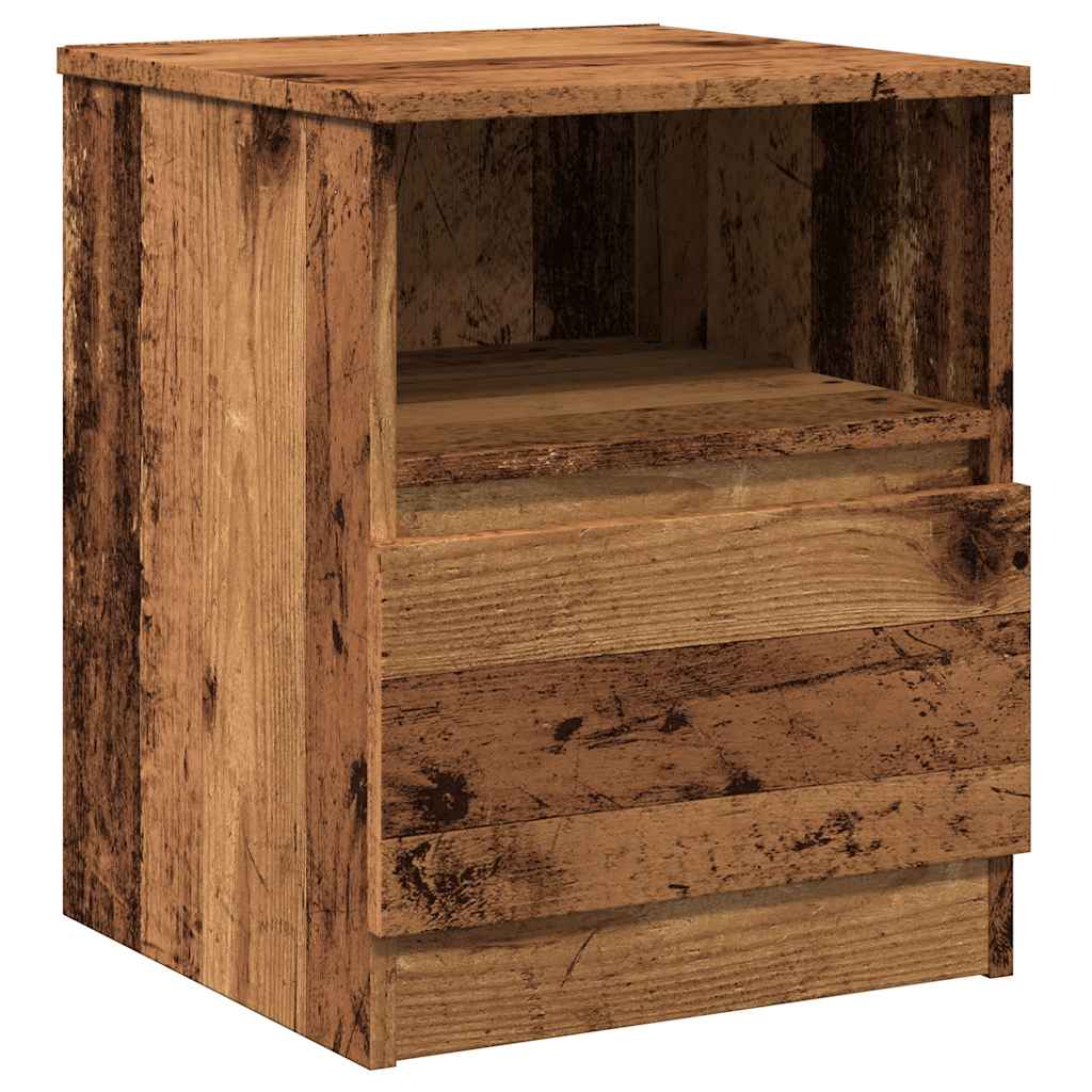 Bedside Cabinet Old Wood 40x40x50 cm Engineered Wood