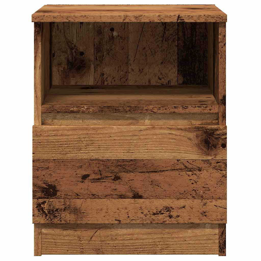 Bedside Cabinet Old Wood 40x40x50 cm Engineered Wood