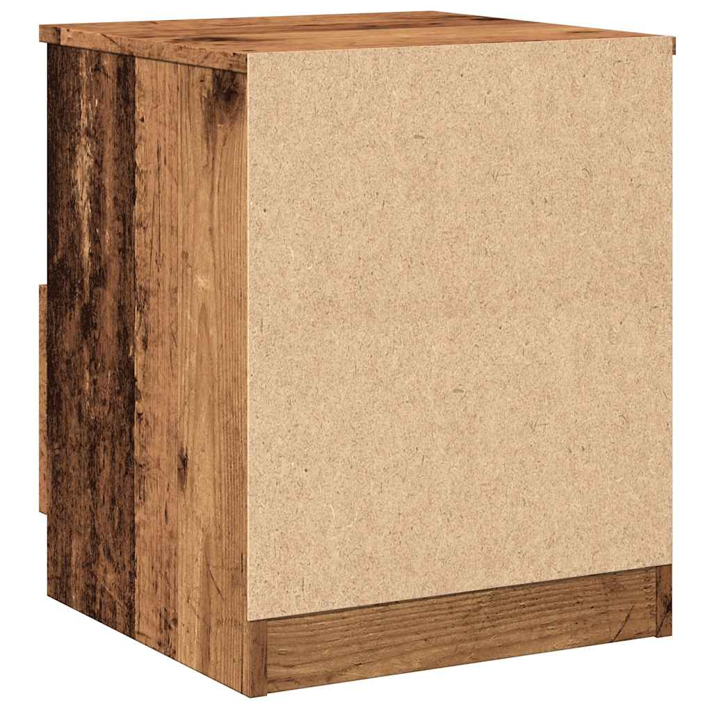 Bedside Cabinet Old Wood 40x40x50 cm Engineered Wood
