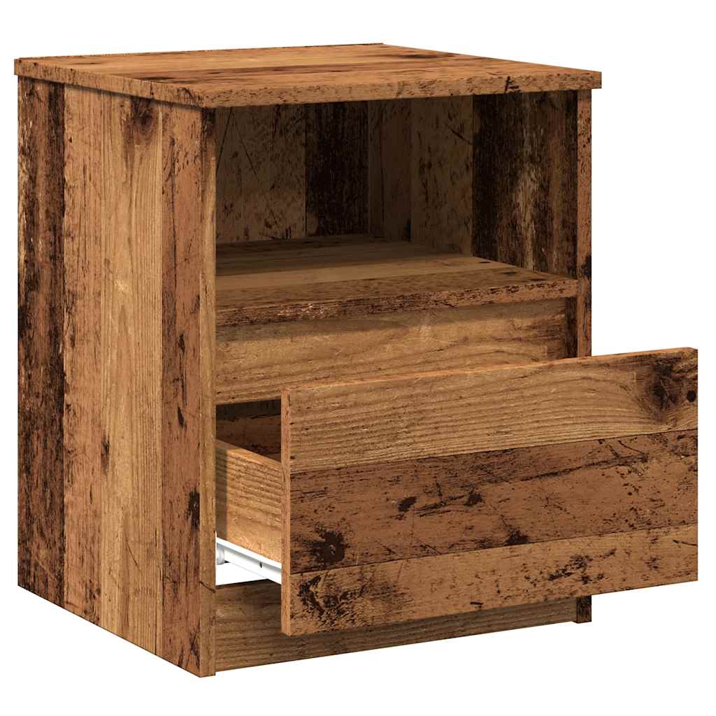 Bedside Cabinet Old Wood 40x40x50 cm Engineered Wood