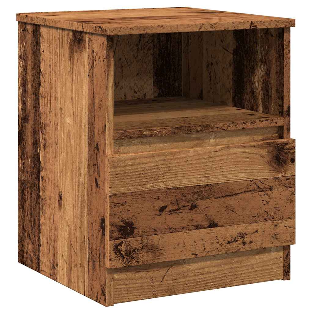 Bedside Cabinets 2 pcs Old Wood 40x40x50 cm Engineered Wood