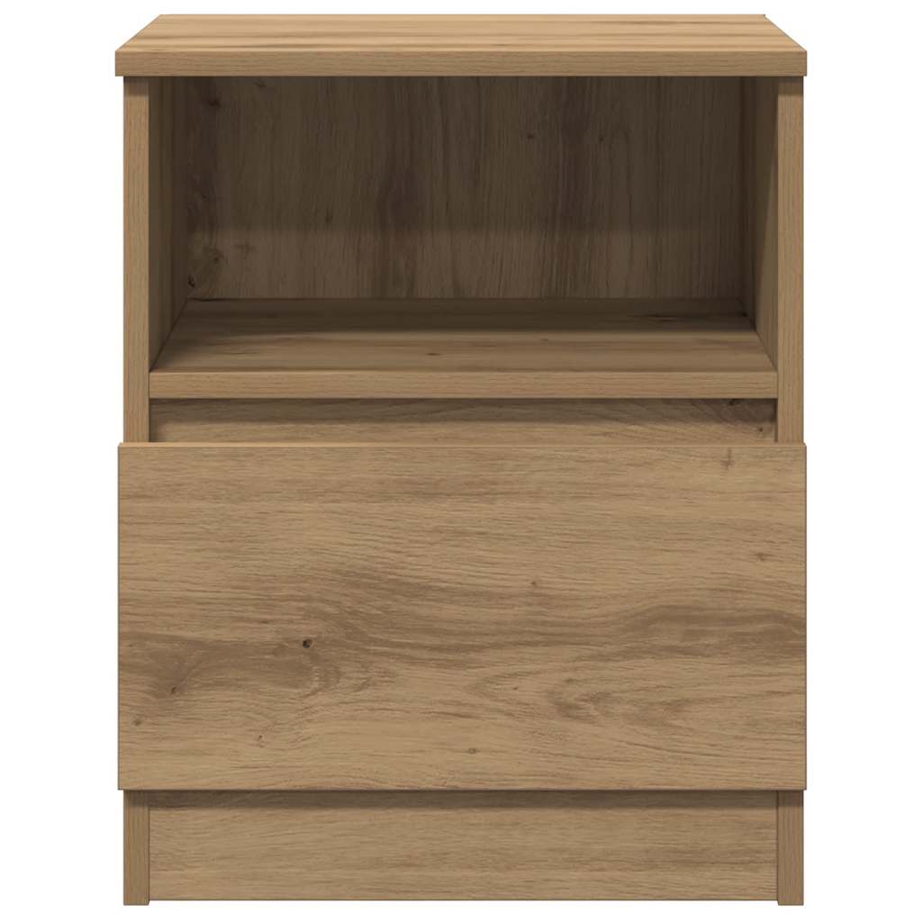 Bedside Cabinet Artisan Oak 40x40x50 cm Engineered Wood