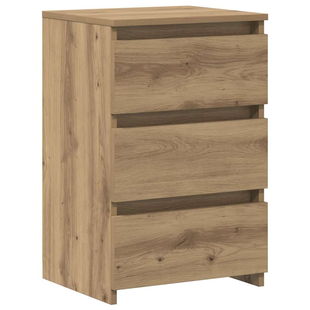 Bedside Cabinets 2 pcs Artisan Oak 40x35x62.5 cm Engineered Wood
