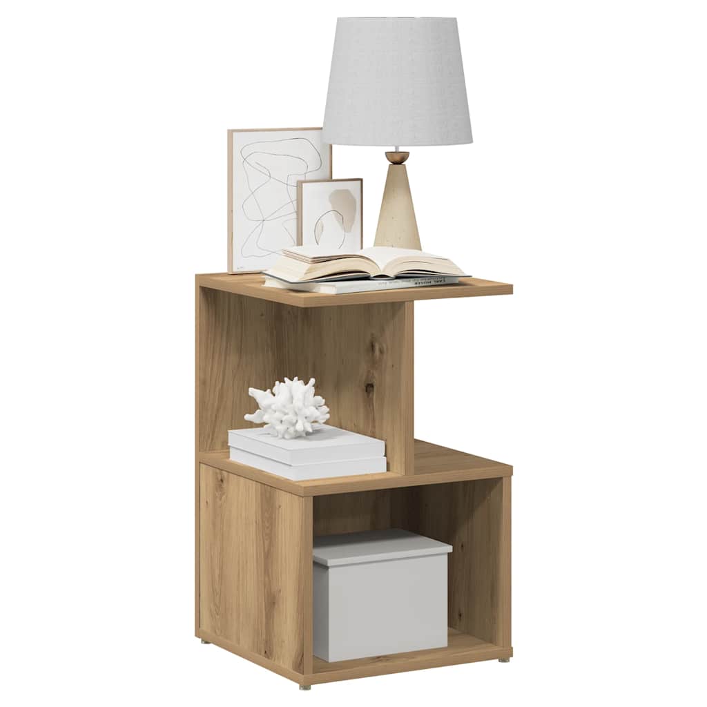 Bedside Cabinets 2 pcs Artisan Oak 35x35x55 cm Engineered Wood