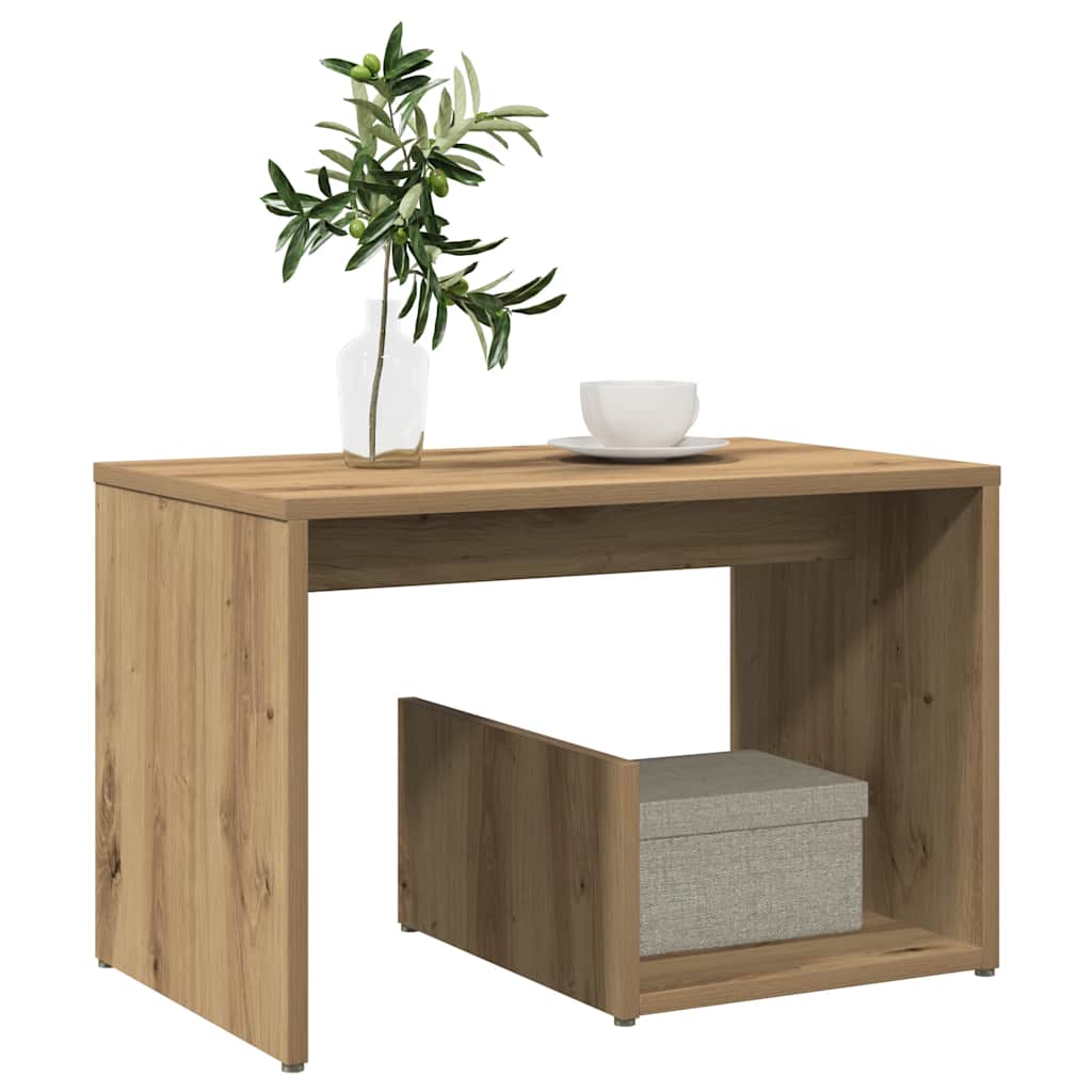 Side Table Artisan Oak 59x36x38 cm Engineered Wood