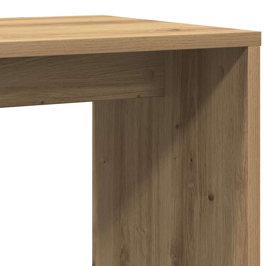 Side Table Artisan Oak 59x36x38 cm Engineered Wood