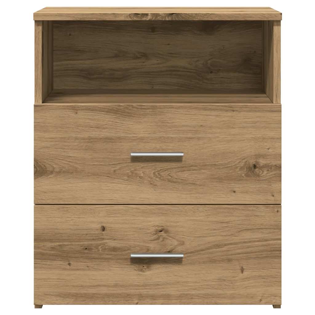Bedside Cabinet Artisan Oak 50x32x60cm Engineered Wood