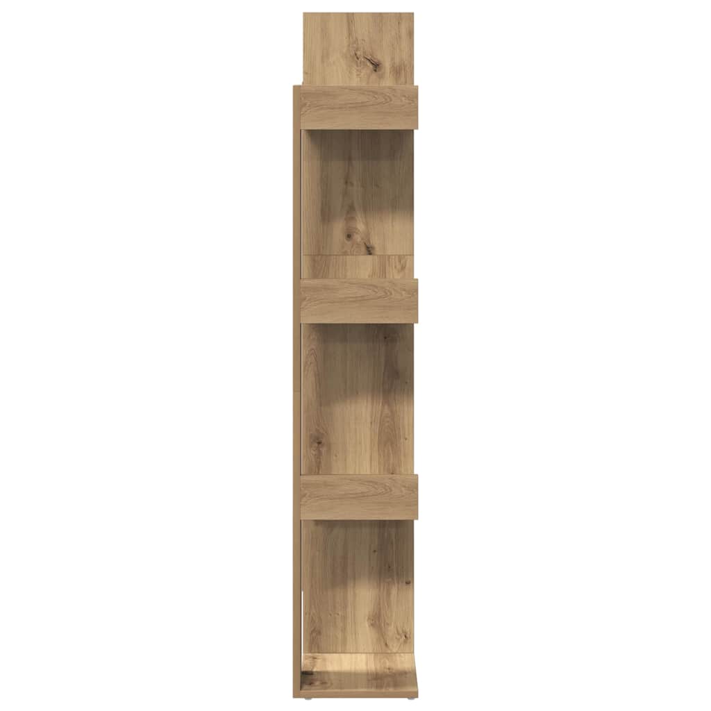 Book Cabinet Artisan Oak 86x25.5x140 cm Engineered Wood